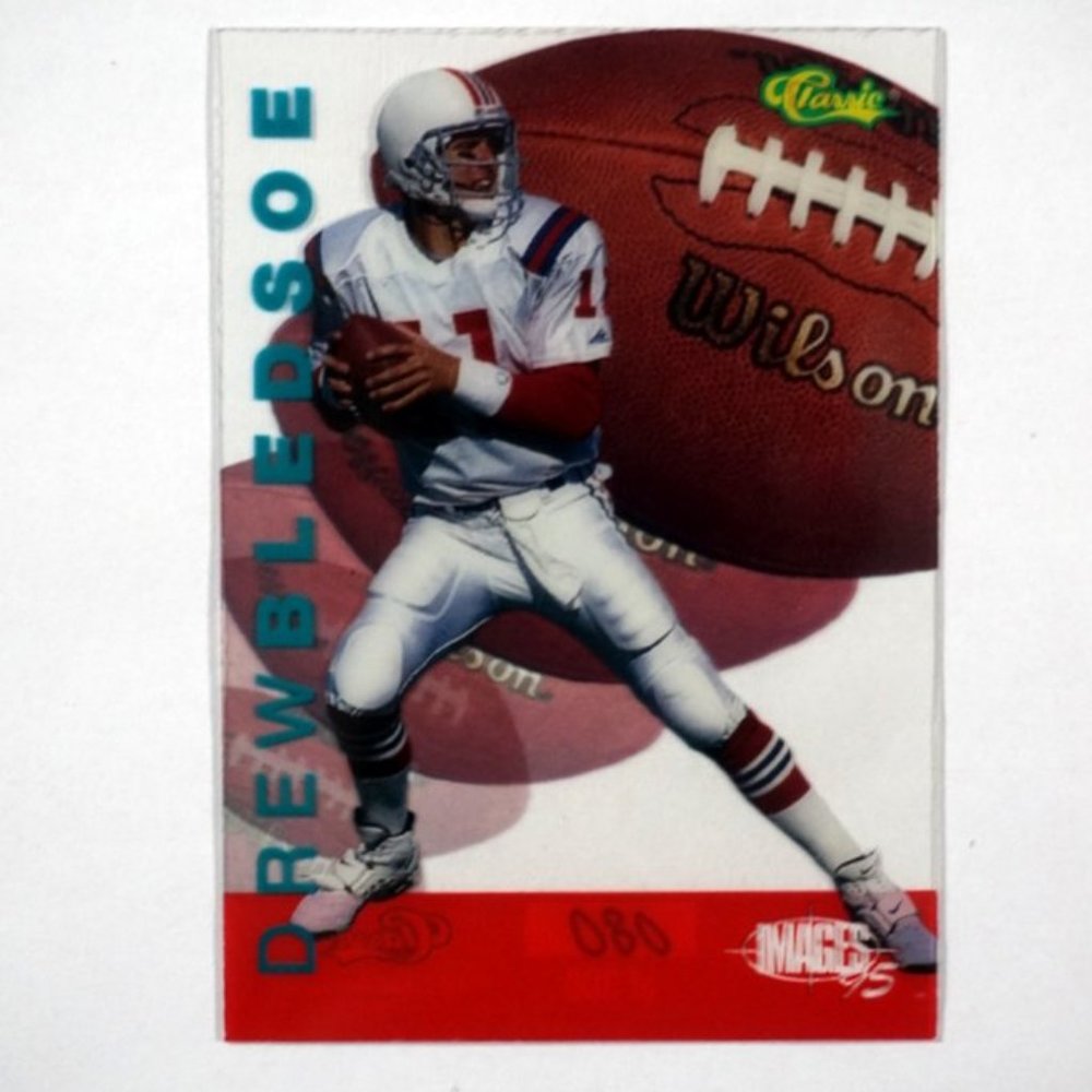 Classic Images Drew Bledsoe Acetate Preview Hand #'d 80/300 SSP Patriots  NM/MT